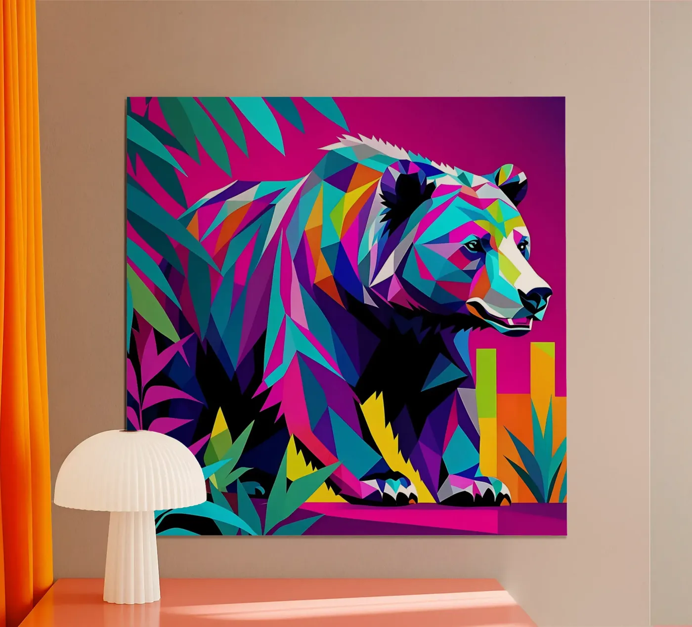 Bear_Style_E_2 poster da Tierisch bunt by LK