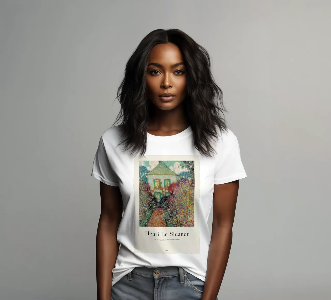 Le Sidaner - The House of Jean-Jacques Rousseau t-shirt da donna da ARTOTHEK