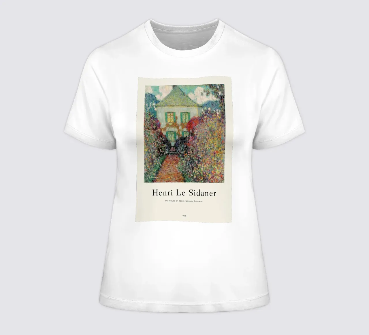 Le Sidaner - The House of Jean-Jacques Rousseau t-shirt da donna da ARTOTHEK