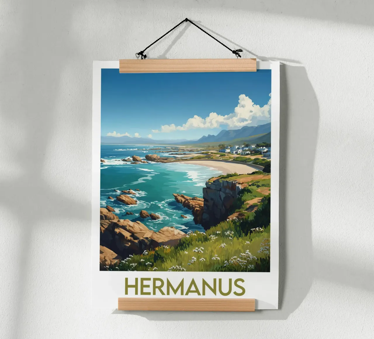Affiche Hermanus poster con telaio in plastica da Frame the World