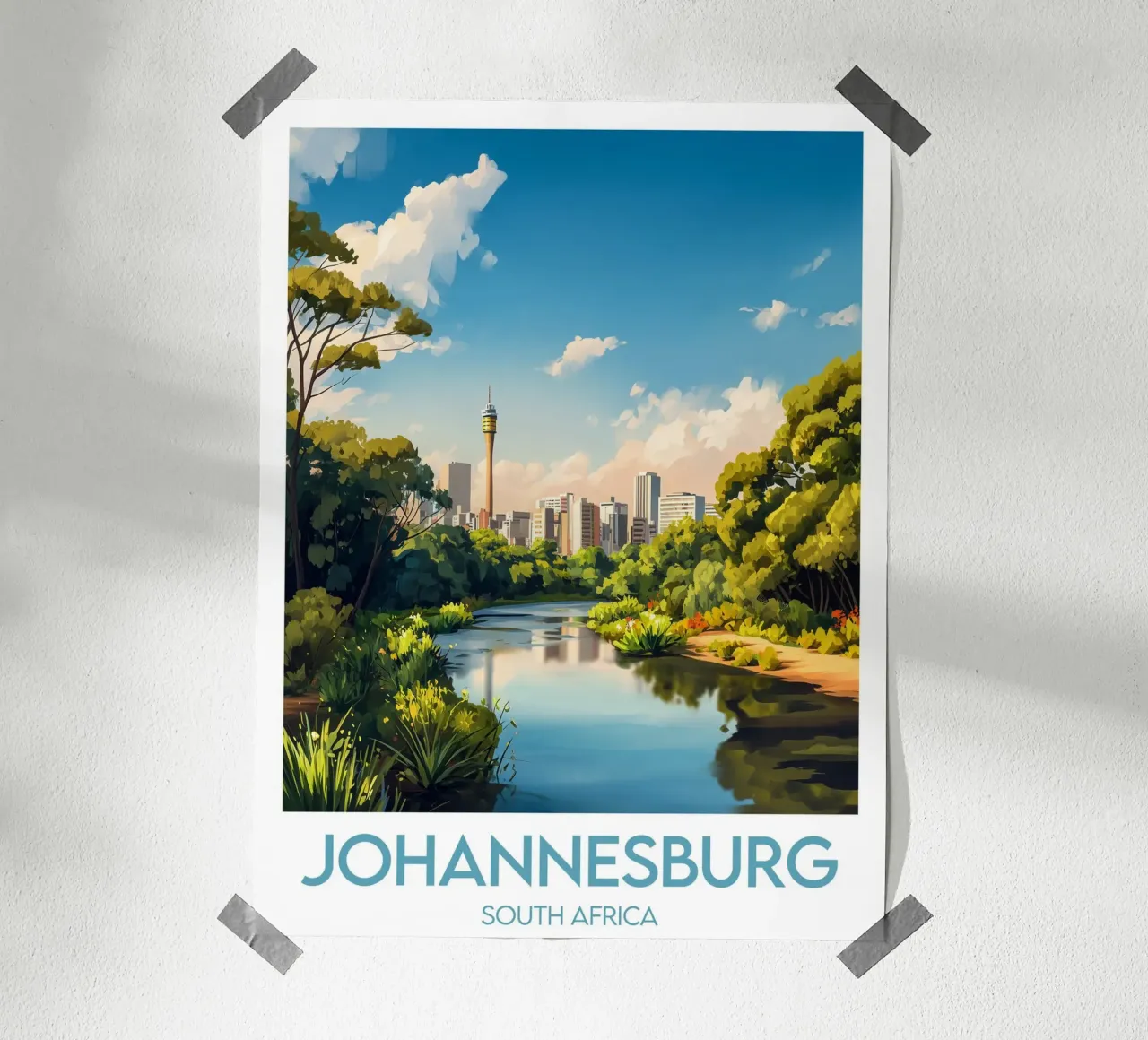 Manifesto di Johannesburg poster da Frame the World