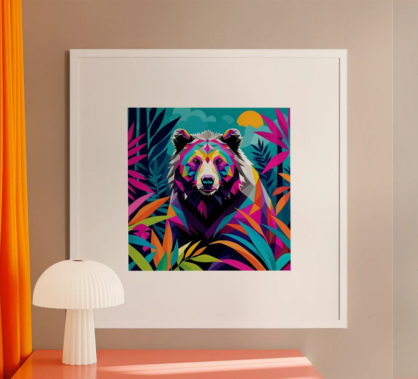 Bear_Style_E_3 poster de Tierisch bunt by LK