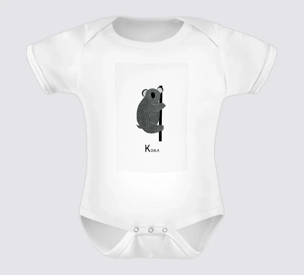 Koala body neonato maniche corte da Little Flourishes