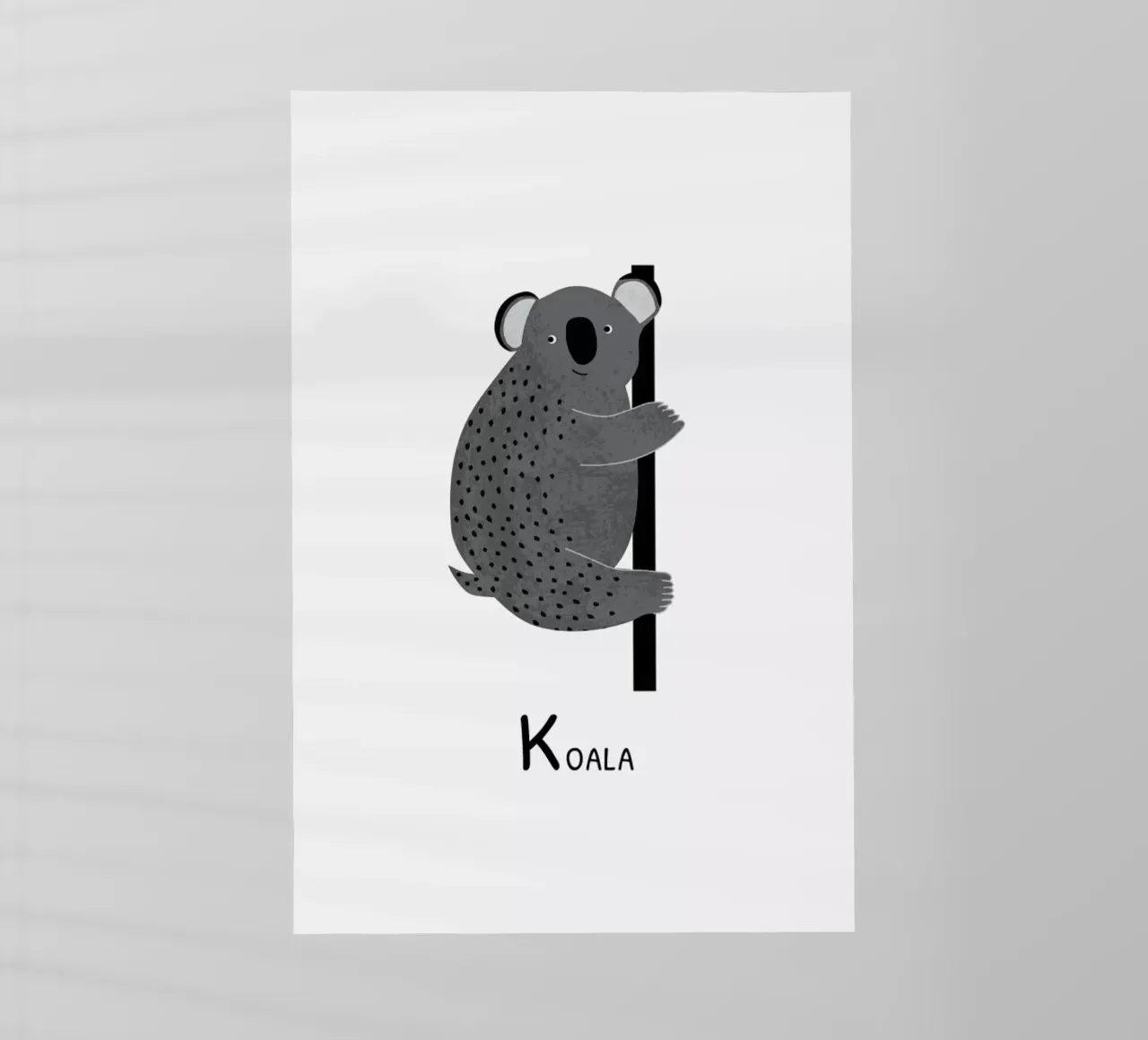 Koala pellicola backlit da Little Flourishes