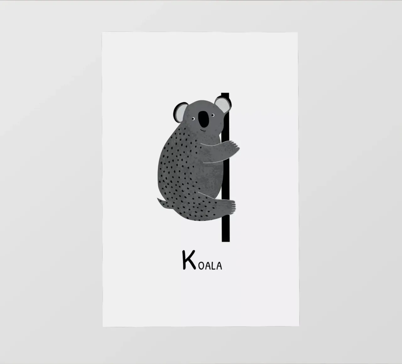 Koala pellicola backlit da Little Flourishes