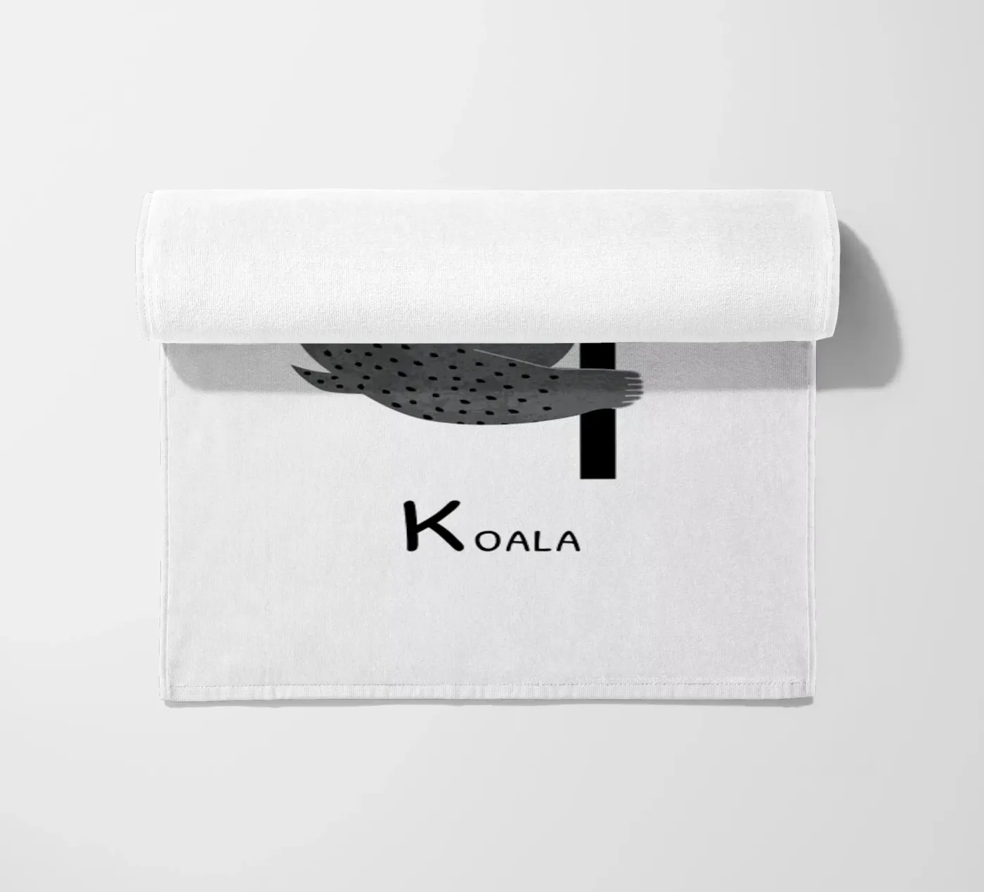 Koala beach towel by Little Flourishes