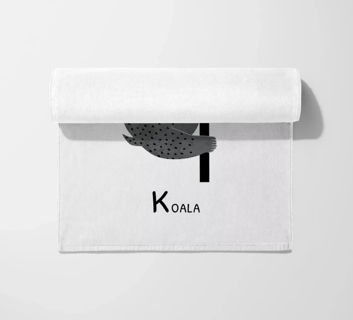 Koala beach towel by Little Flourishes