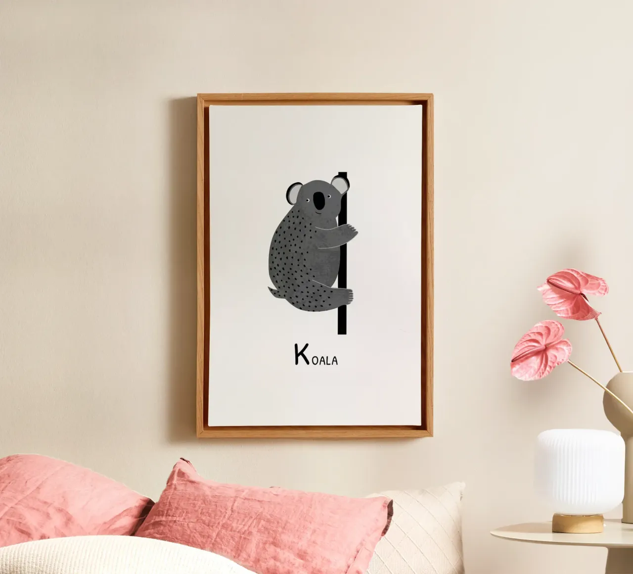 Koala Leinwand von Little Flourishes
