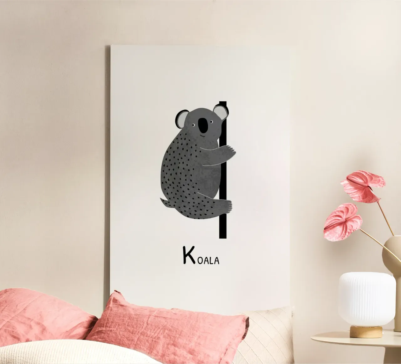 Koala Leinwand von Little Flourishes