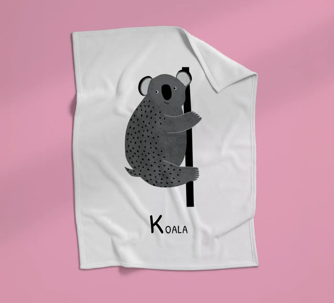 Koala Fleecedecke von Little Flourishes