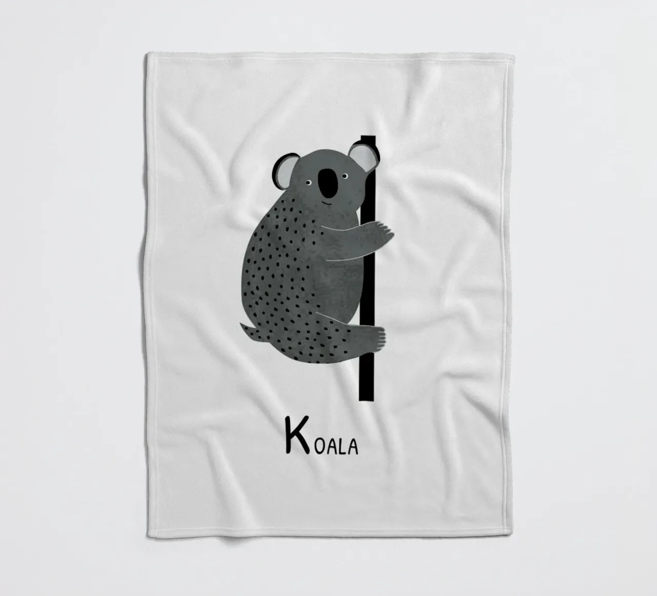Koala Fleecedecke von Little Flourishes