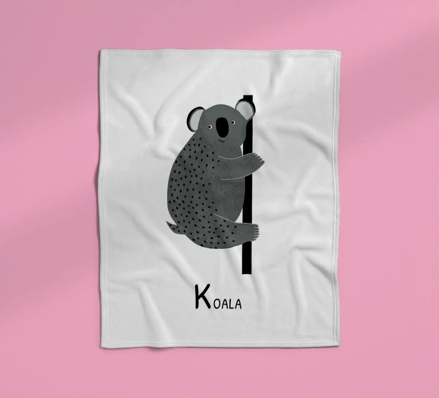 Koala Fleecedecke von Little Flourishes