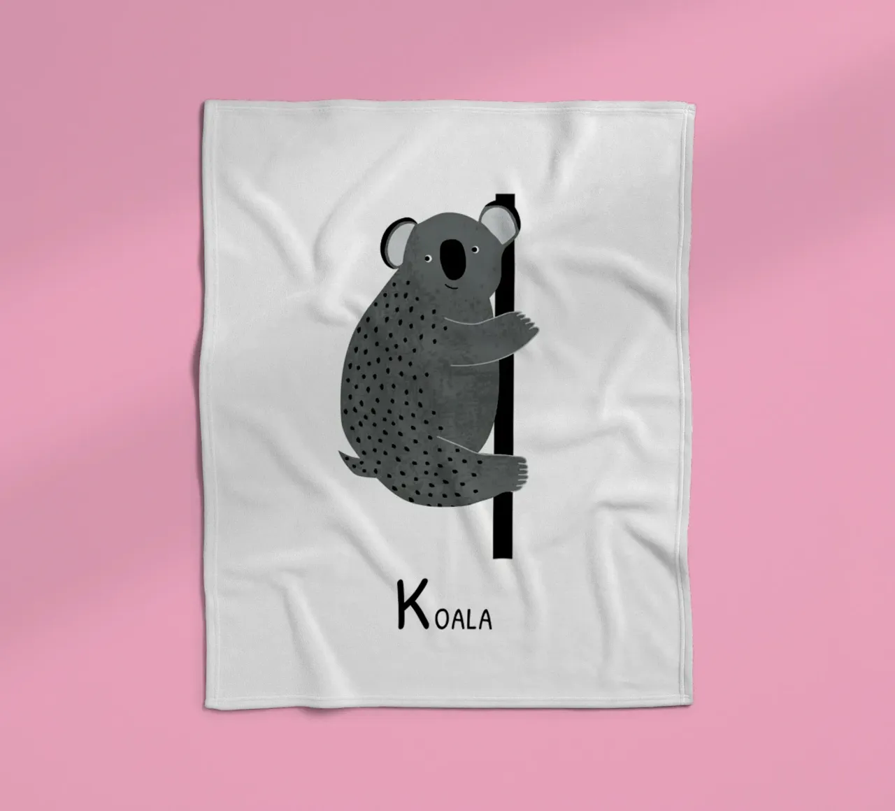 Koala Fleecedecke von Little Flourishes