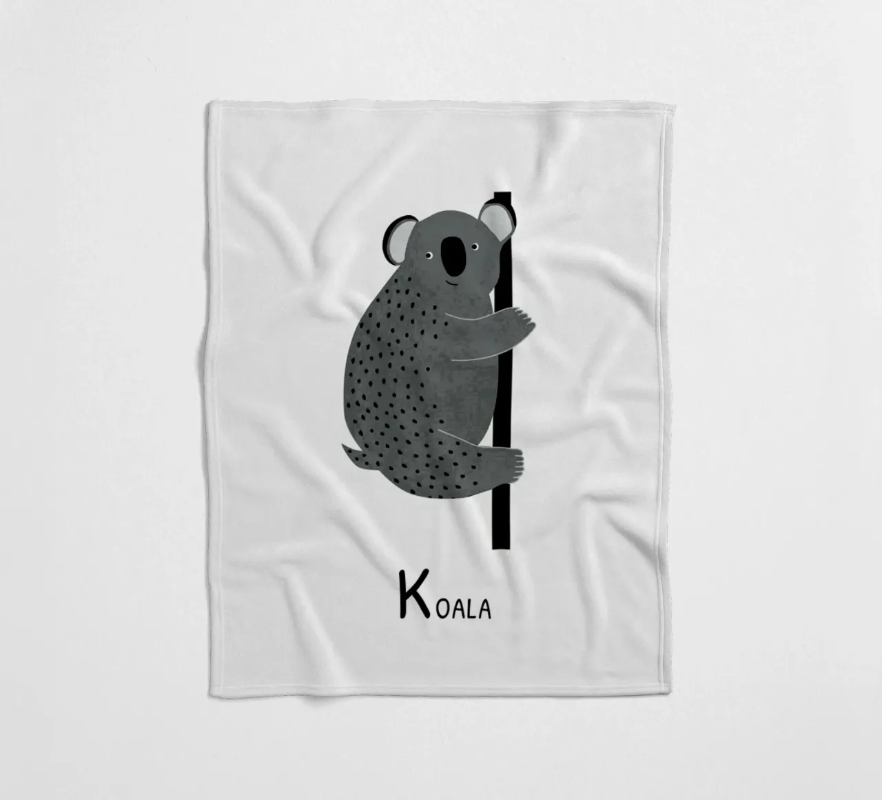 Koala Fleecedecke von Little Flourishes