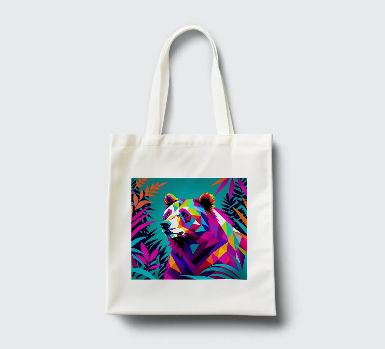 Bär_Stil_E_4 Jutebeutel von Tierisch bunt by LK