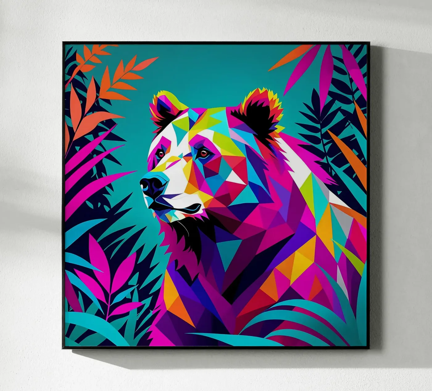 Bear_Style_E_4 Acryl-Glas von Tierisch bunt by LK