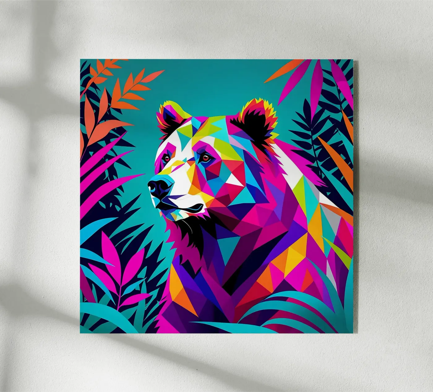 Bear_Style_E_4 Acryl-Glas von Tierisch bunt by LK