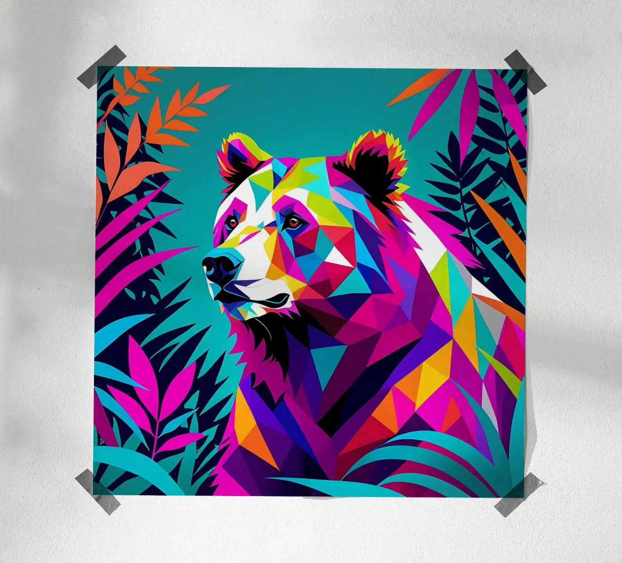 Bear_Style_E_4 poster da Tierisch bunt by LK