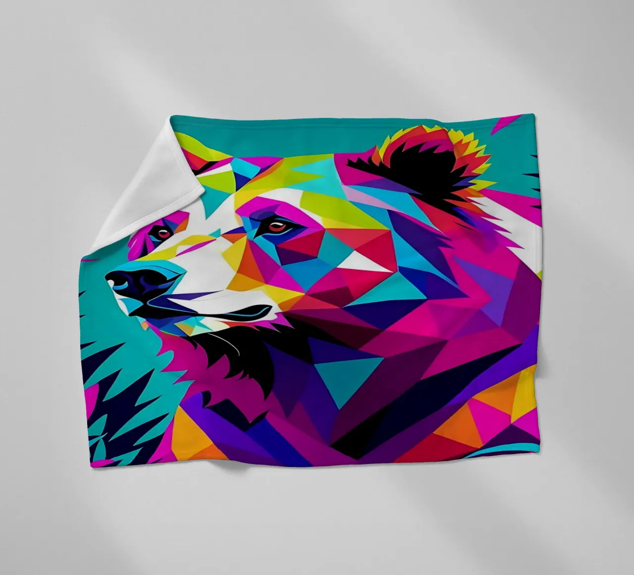 Bär_Stil_E_4 Fleecedecke von Tierisch bunt by LK