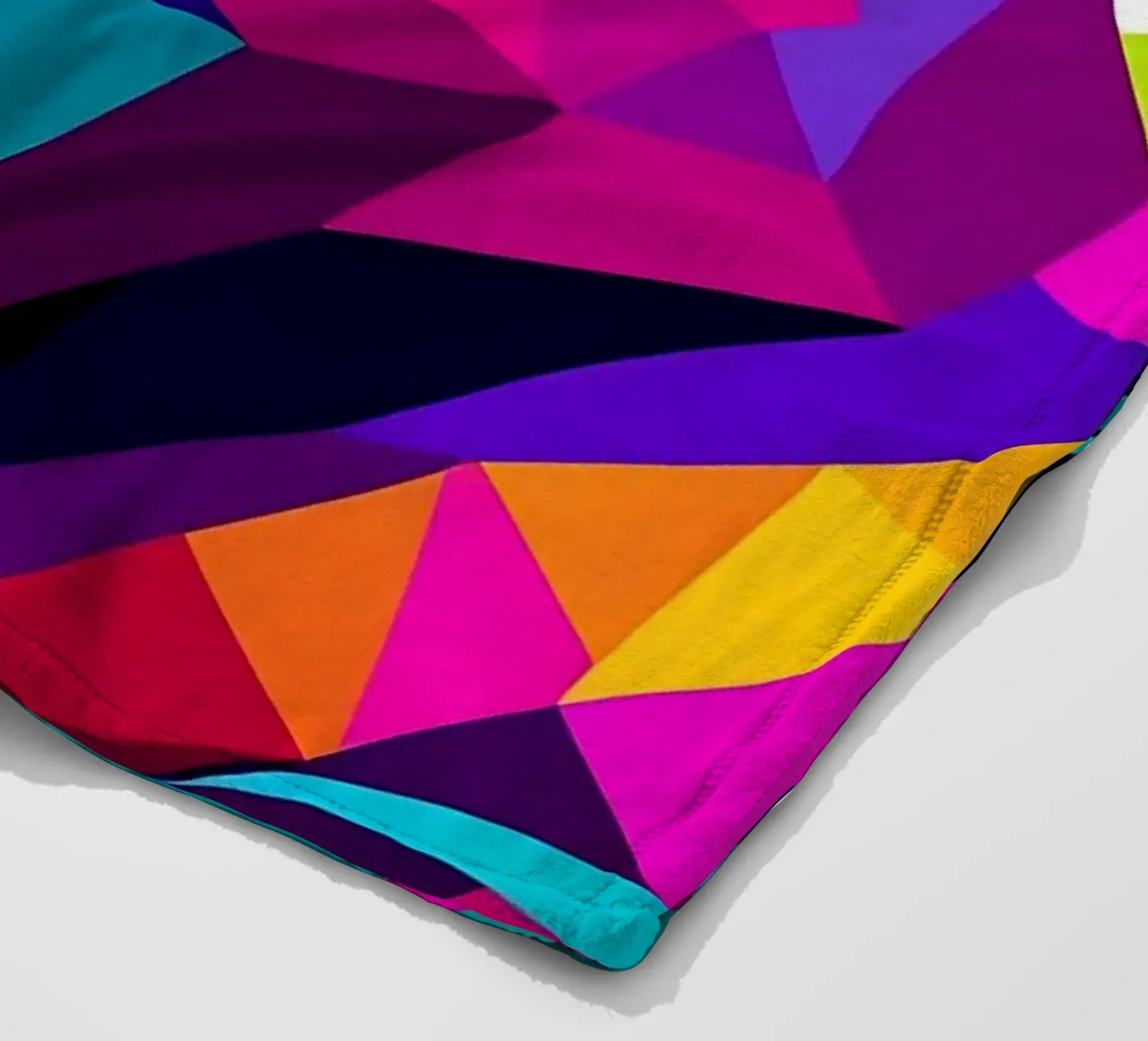 Bear_Style_E_4 fleece blanket by Tierisch bunt by LK