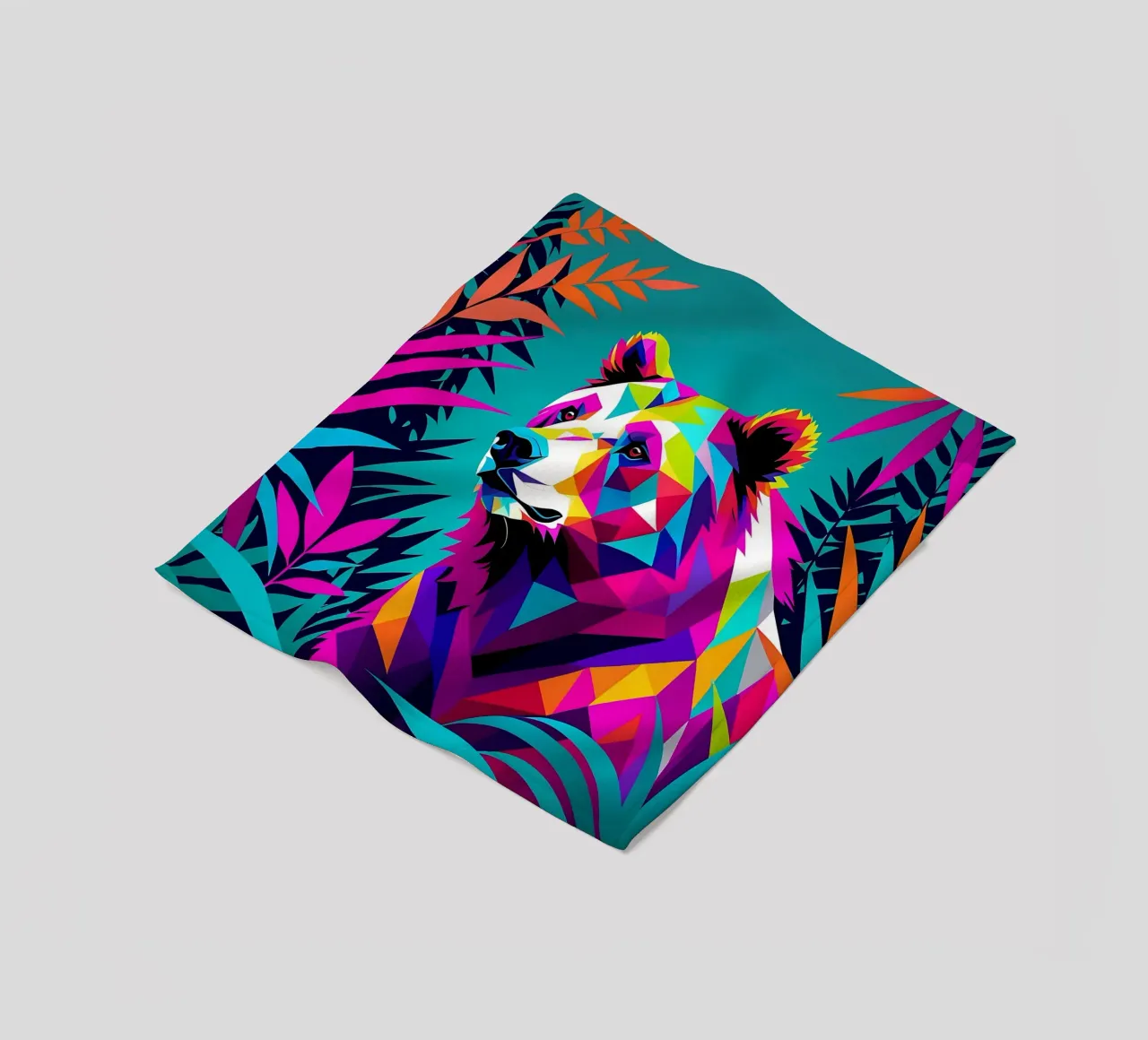 Bär_Stil_E_4 Fleecedecke von Tierisch bunt by LK