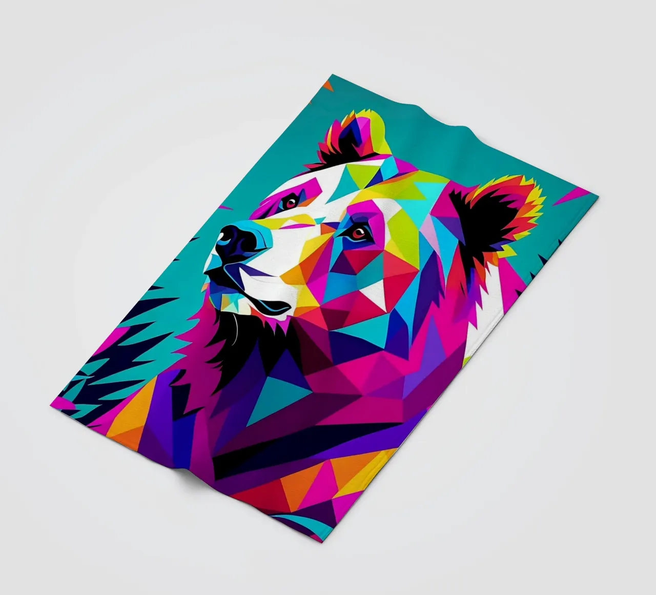 Bär_Stil_E_4 Fleecedecke von Tierisch bunt by LK