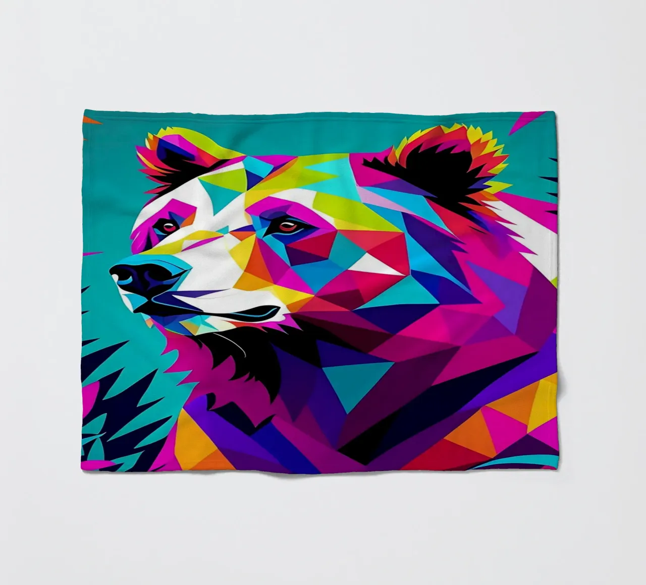 Bär_Stil_E_4 Fleecedecke von Tierisch bunt by LK