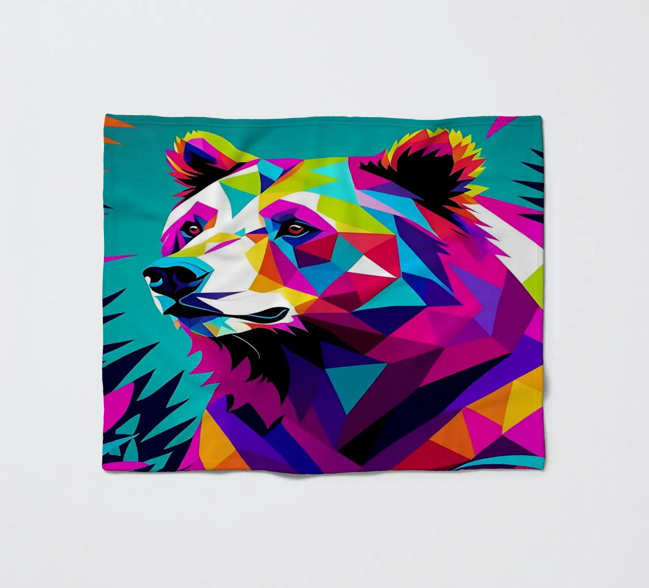 Bär_Stil_E_4 Fleecedecke von Tierisch bunt by LK