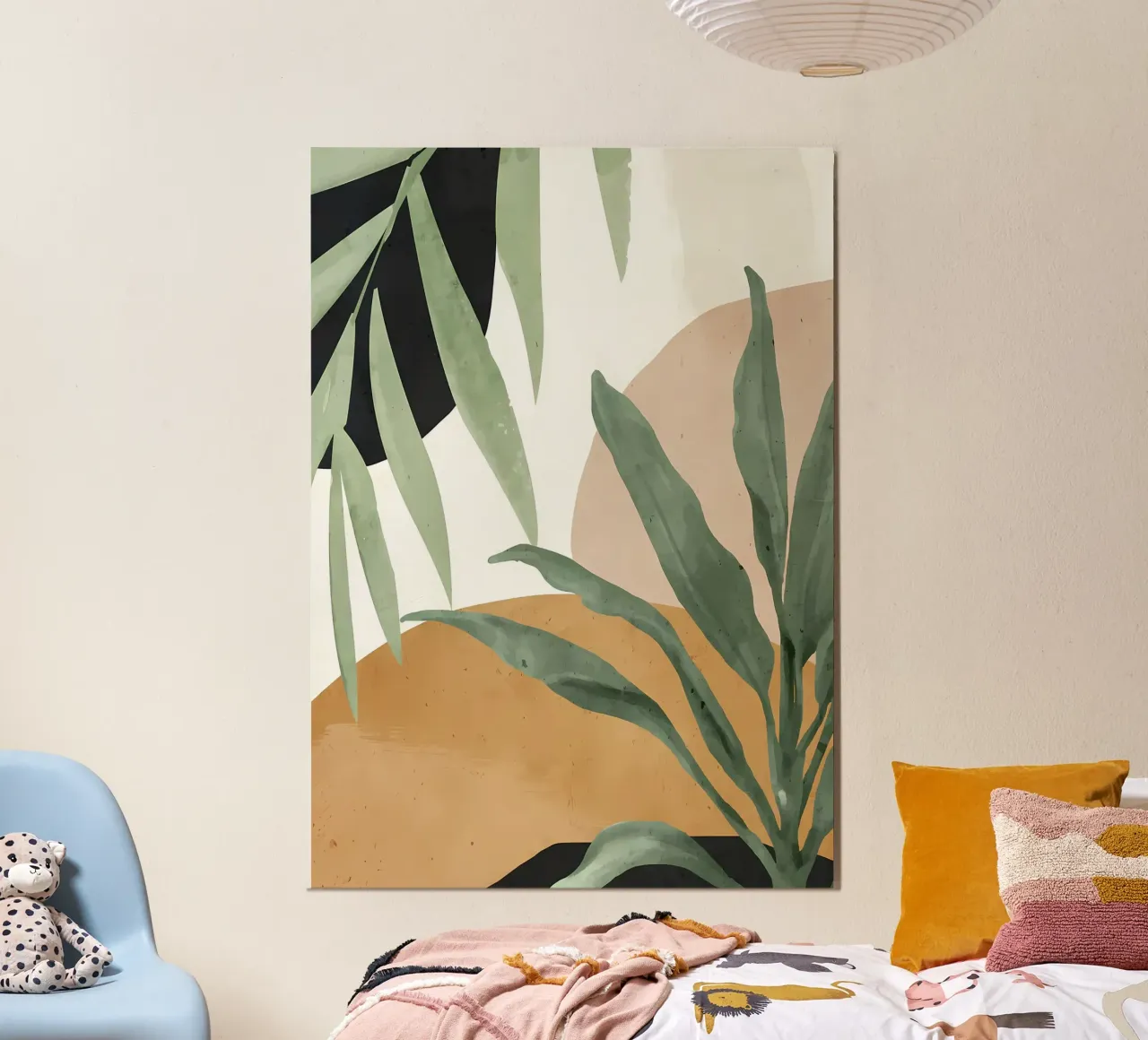 Arte astratta Foglie tropicali 4 poster da Rebecca Clark Wyrick
