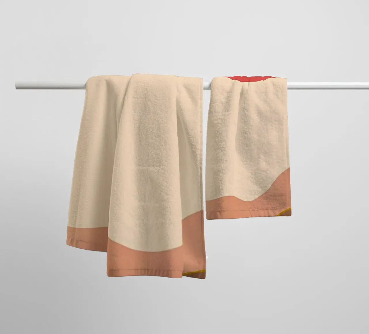 ABSTRACT MOUNTAIN towel by James M Coyle