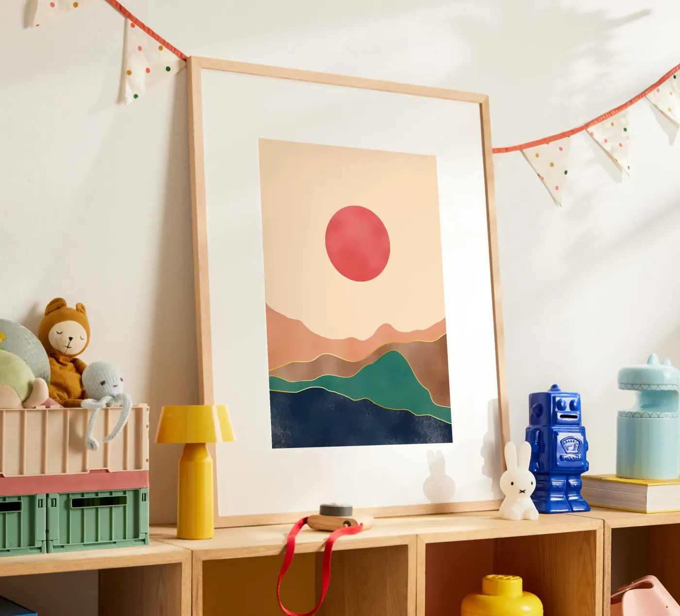 ABSTRACT MOUNTAIN poster by James M Coyle