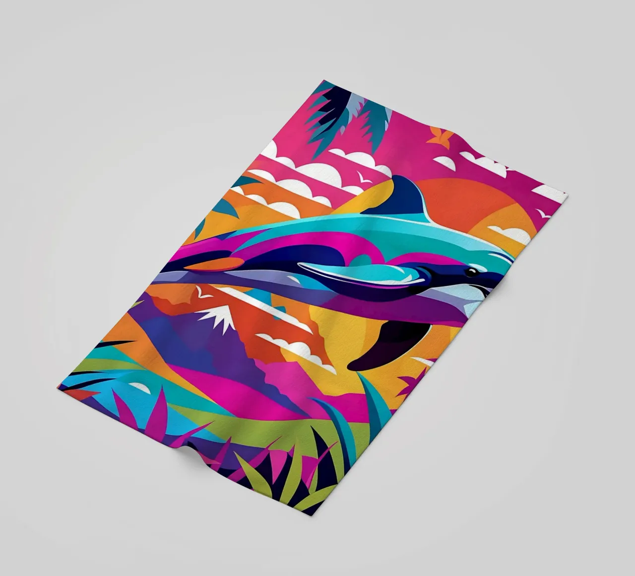 Stile_delfino_E_1 telo mare da Tierisch bunt by LK