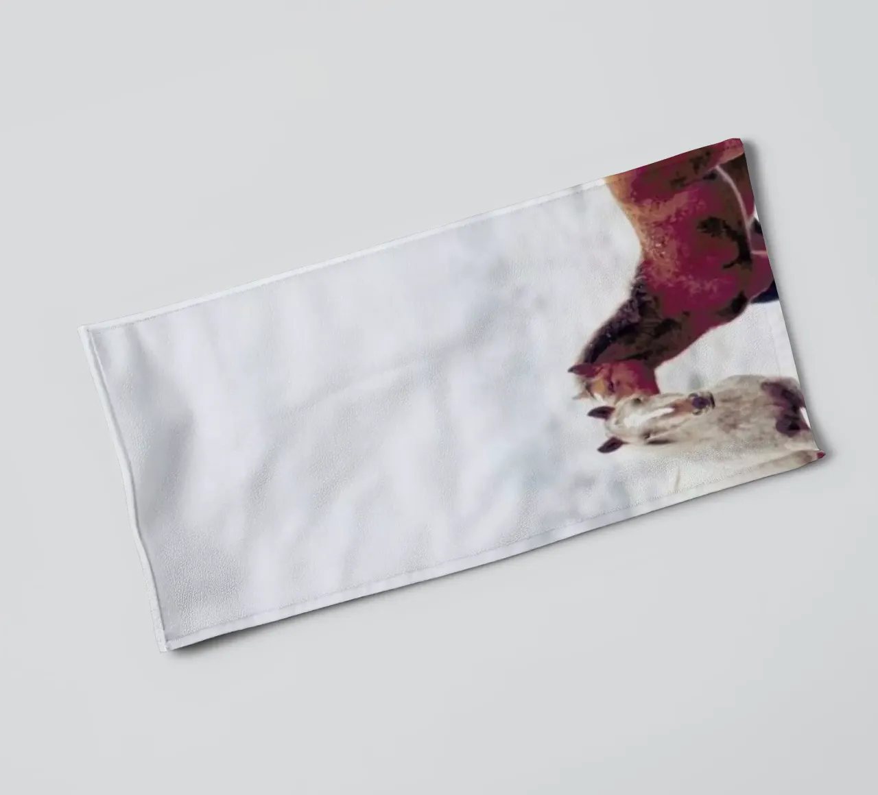 Winter Horseland serviette de bain de Kevin Russ