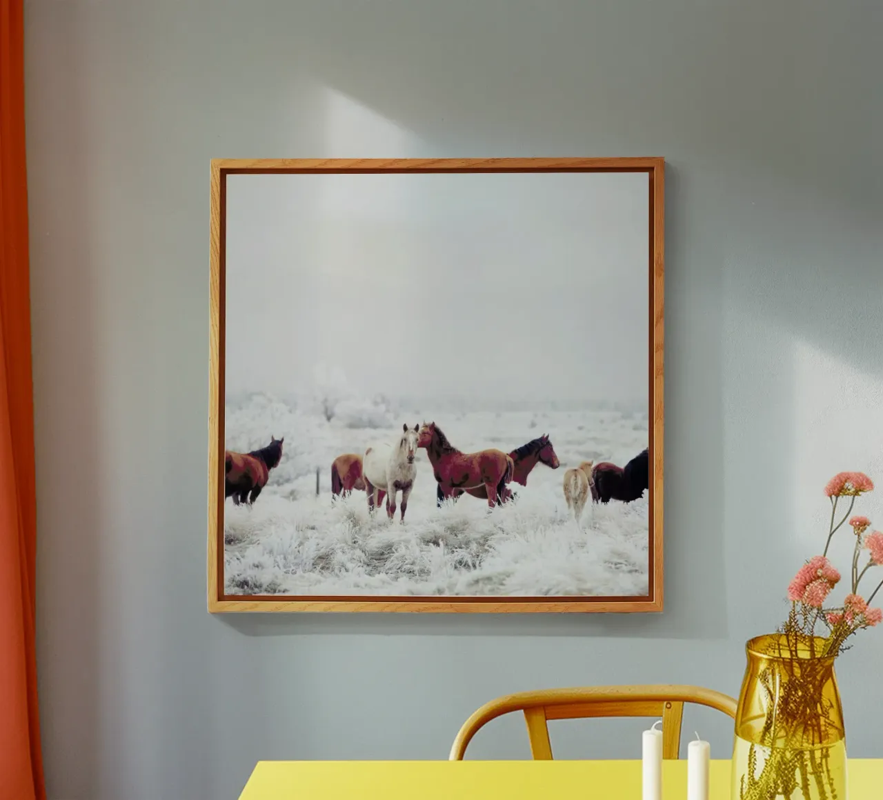 Winter Horseland plexiglass da Kevin Russ