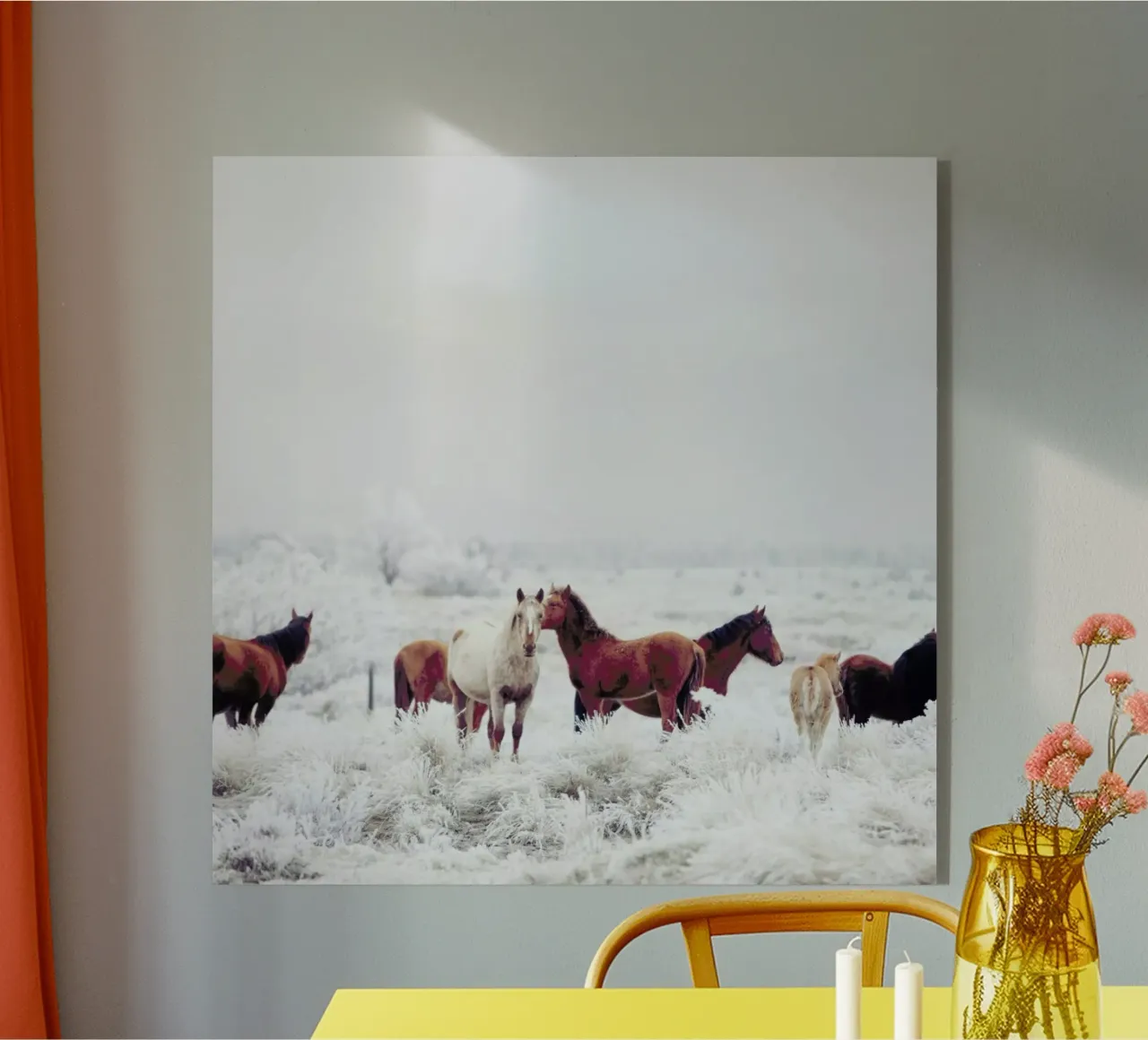 Winter Horseland plexiglass da Kevin Russ