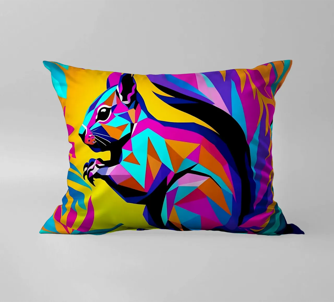 Scoiattolo_Stile_E_1 cuscino da Tierisch bunt by LK