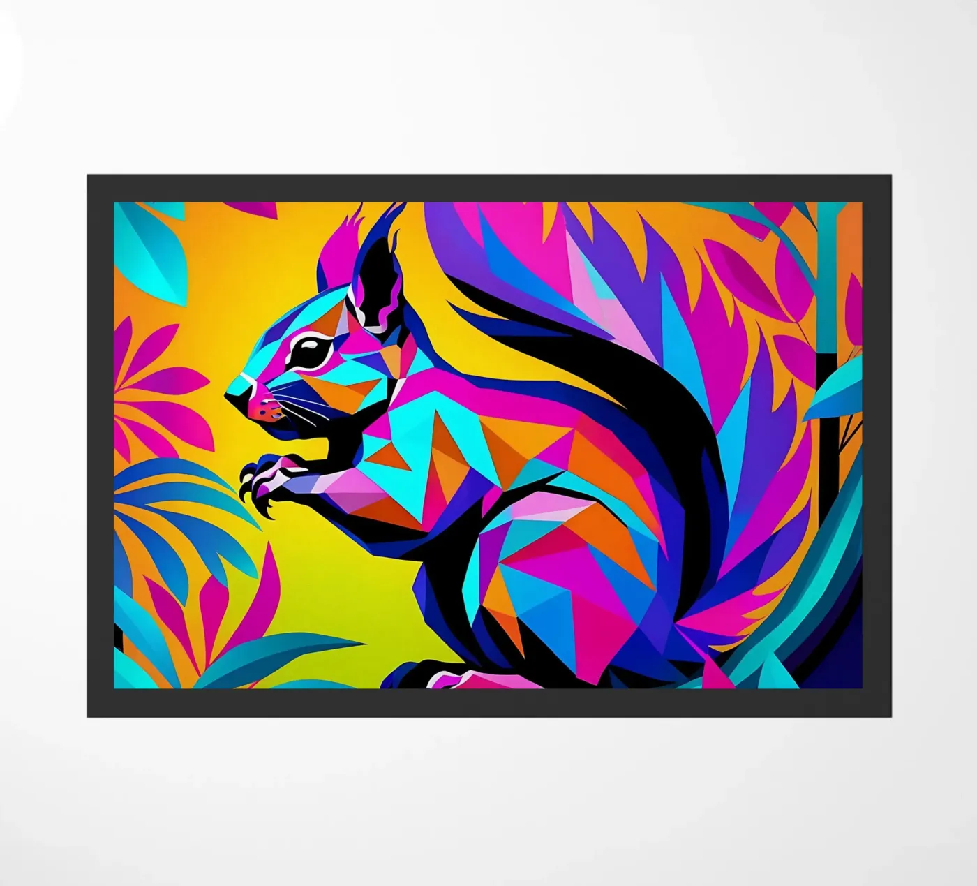 Squirrel_Style_E_1 doormat by Tierisch bunt by LK