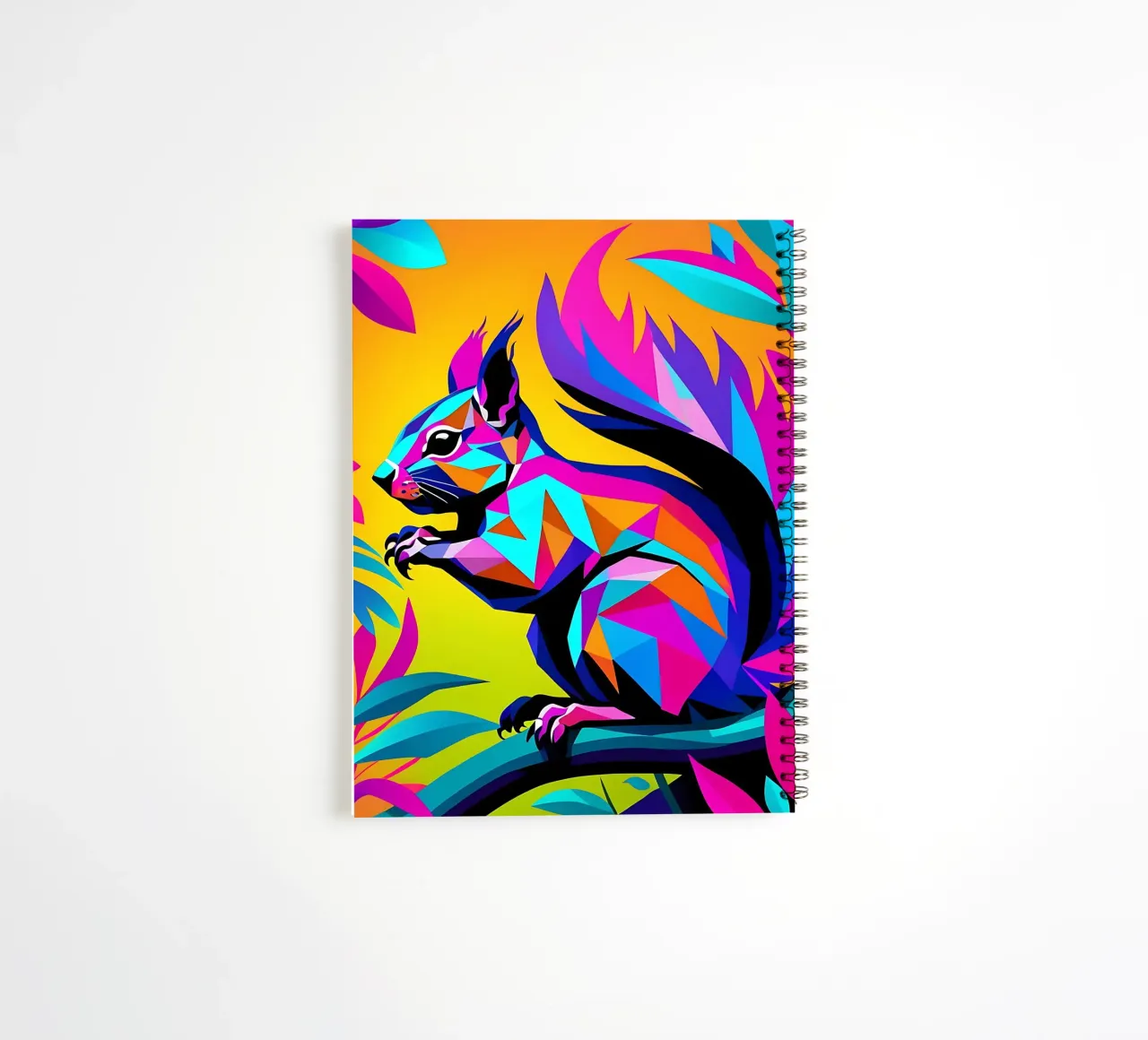 Squirrel_Style_E_1 spiral notebook by Tierisch bunt by LK