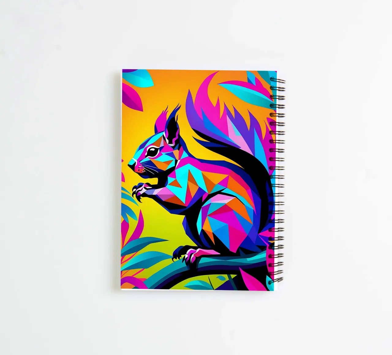 Squirrel_Style_E_1 spiral notebook by Tierisch bunt by LK