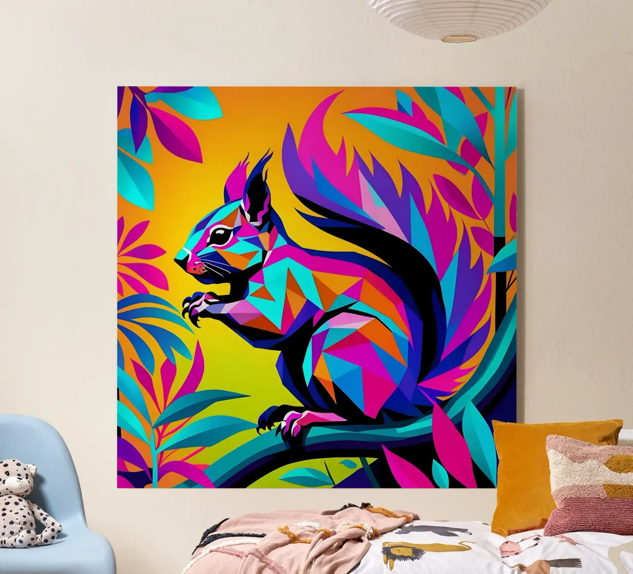 Squirrel_Style_E_1 plexiglass da Tierisch bunt by LK