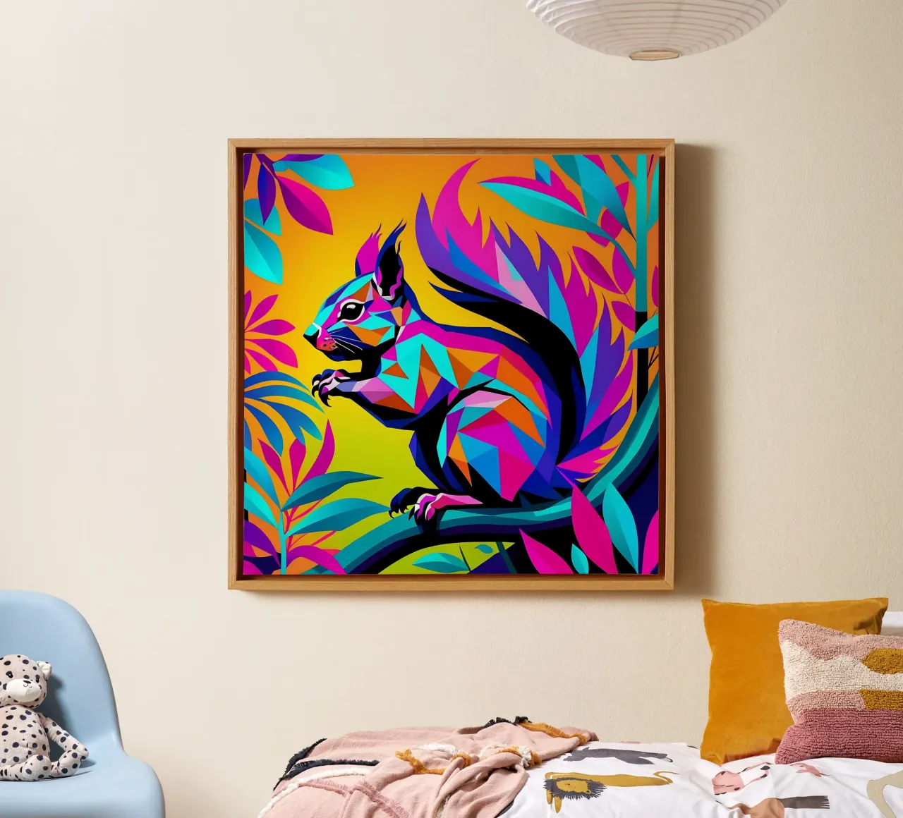 Squirrel_Style_E_1 canvas by Tierisch bunt by LK