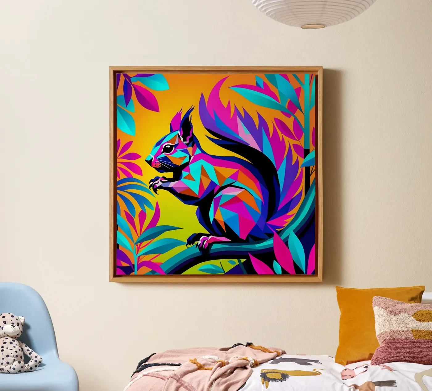 Squirrel_Style_E_1 canvas by Tierisch bunt by LK