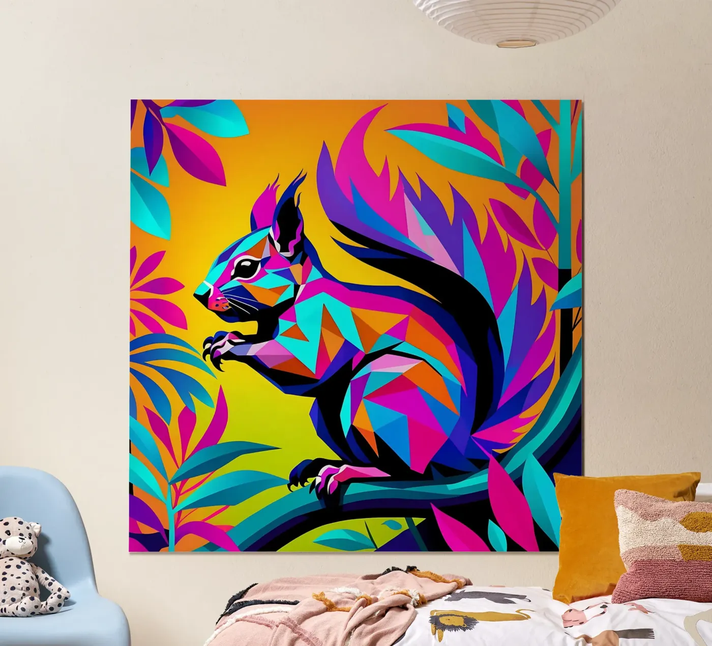 Squirrel_Style_E_1 poster by Tierisch bunt by LK