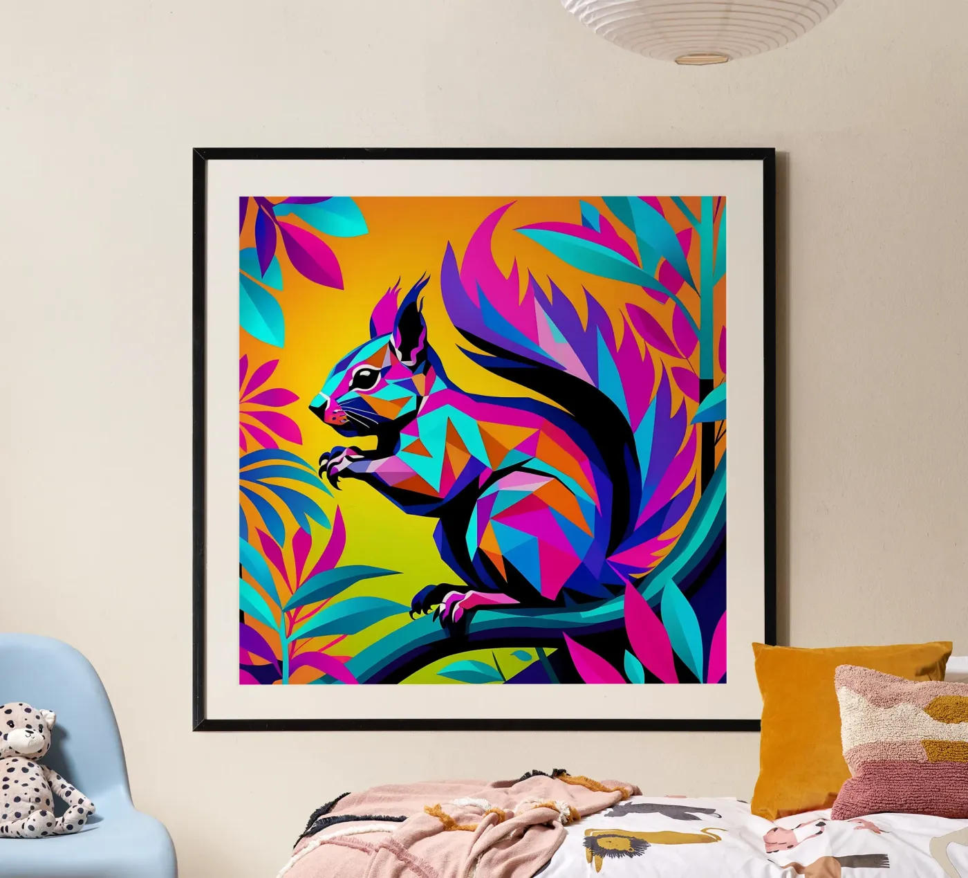 Squirrel_Style_E_1 poster by Tierisch bunt by LK