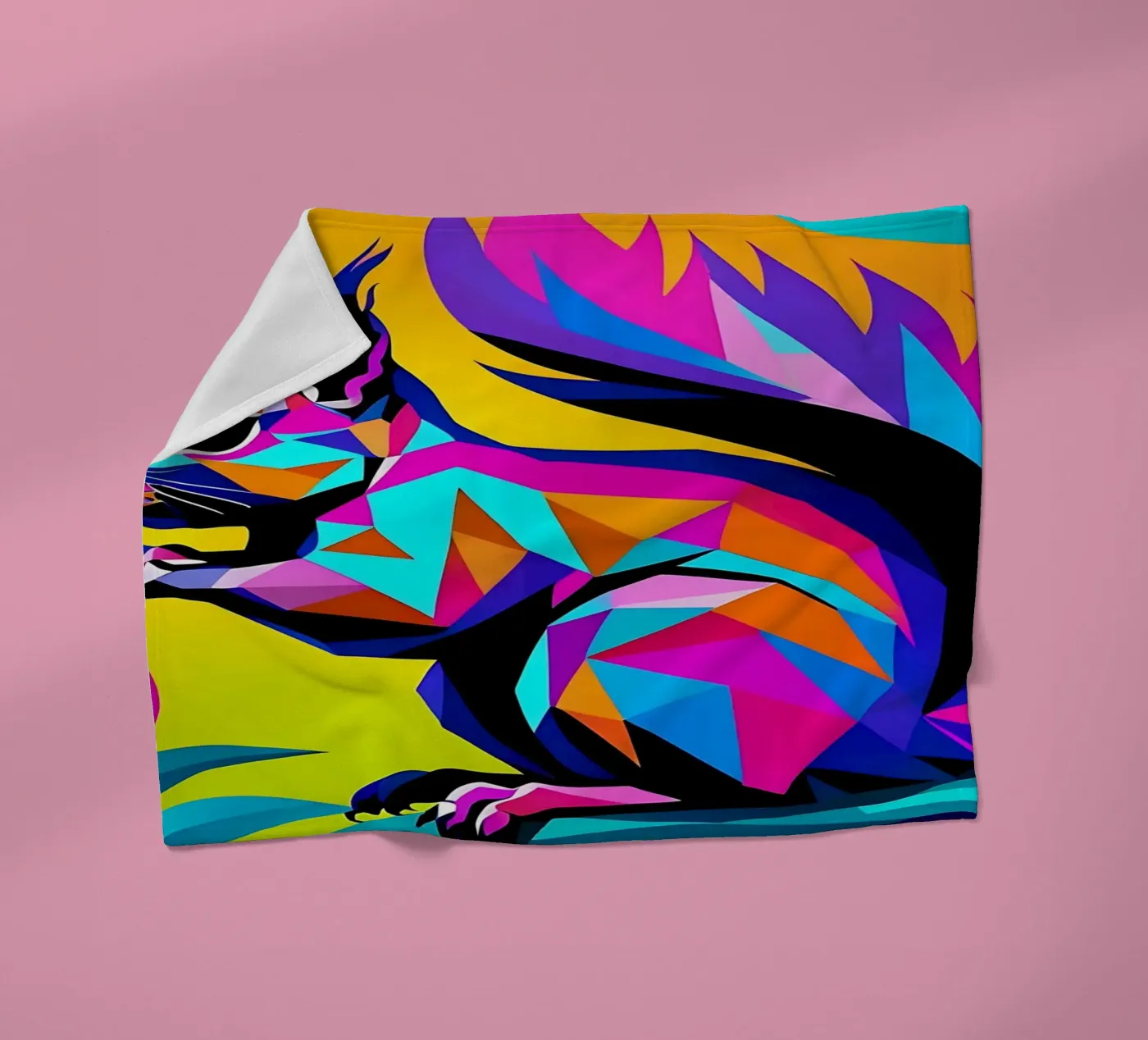 Eekhoorn_Stijl_E_1 fleecedeken van Tierisch bunt by LK