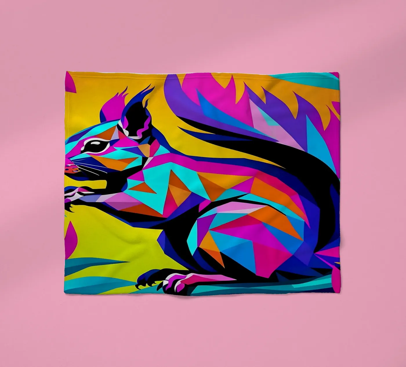 Eekhoorn_Stijl_E_1 fleecedeken van Tierisch bunt by LK