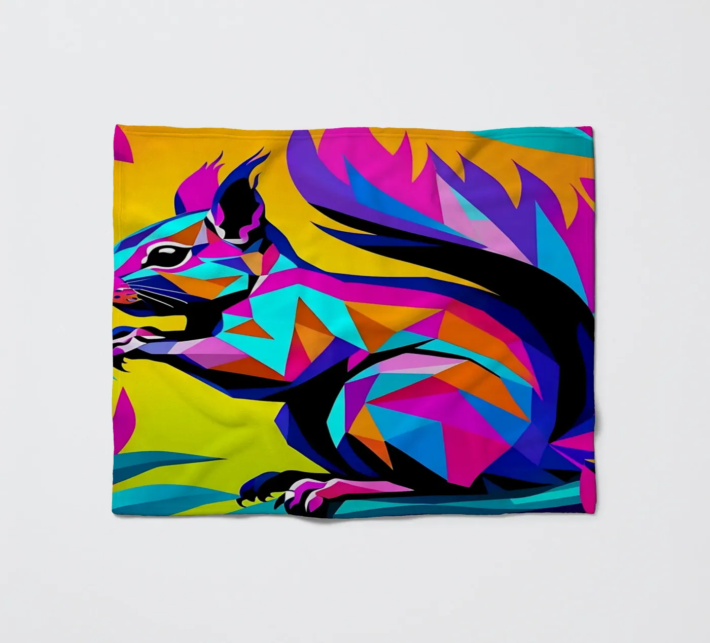 Eekhoorn_Stijl_E_1 fleecedeken van Tierisch bunt by LK