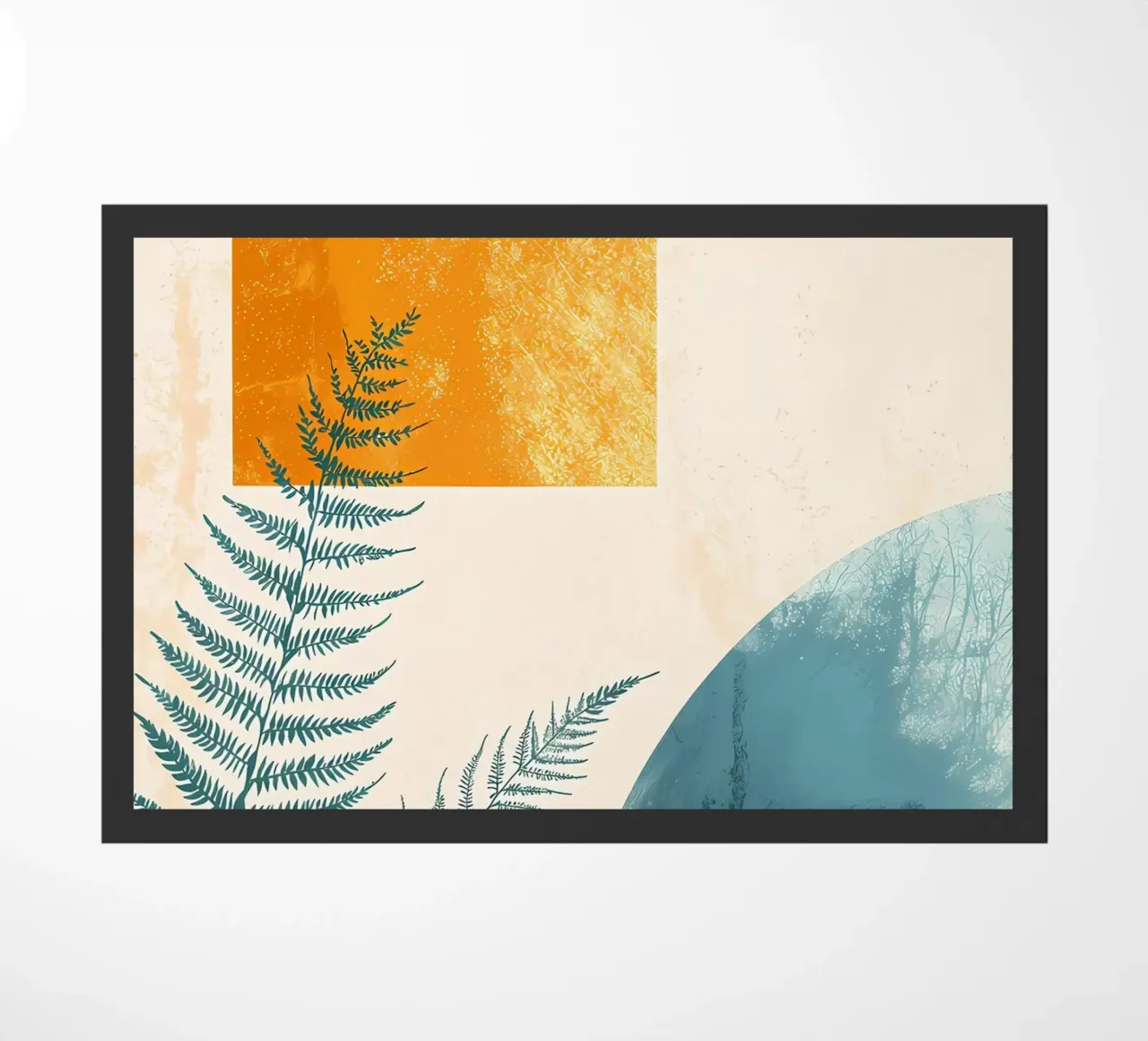 Poster doormat by Rebecca Clark Wyrick