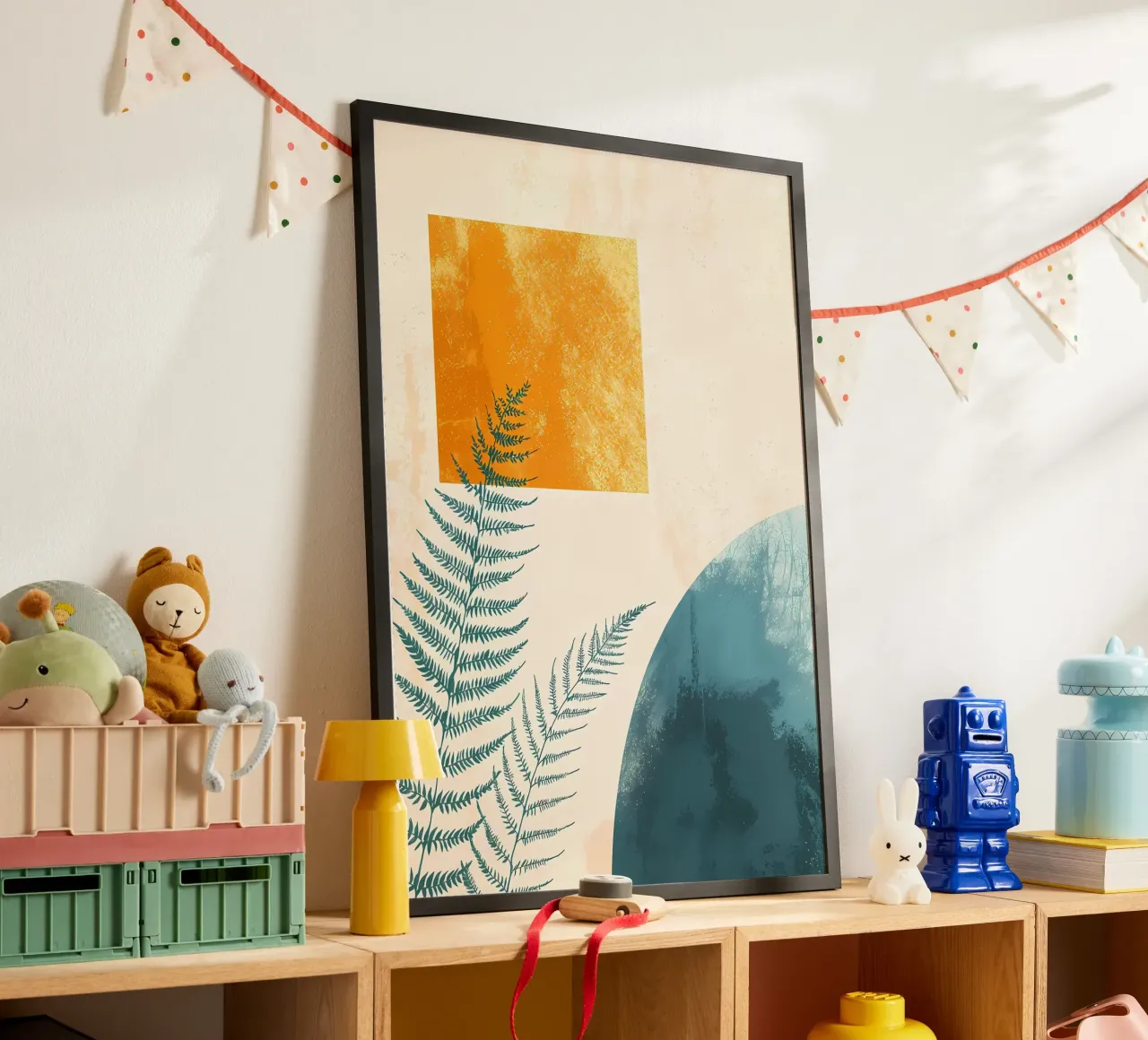 Poster poster with wooden frame by Rebecca Clark Wyrick