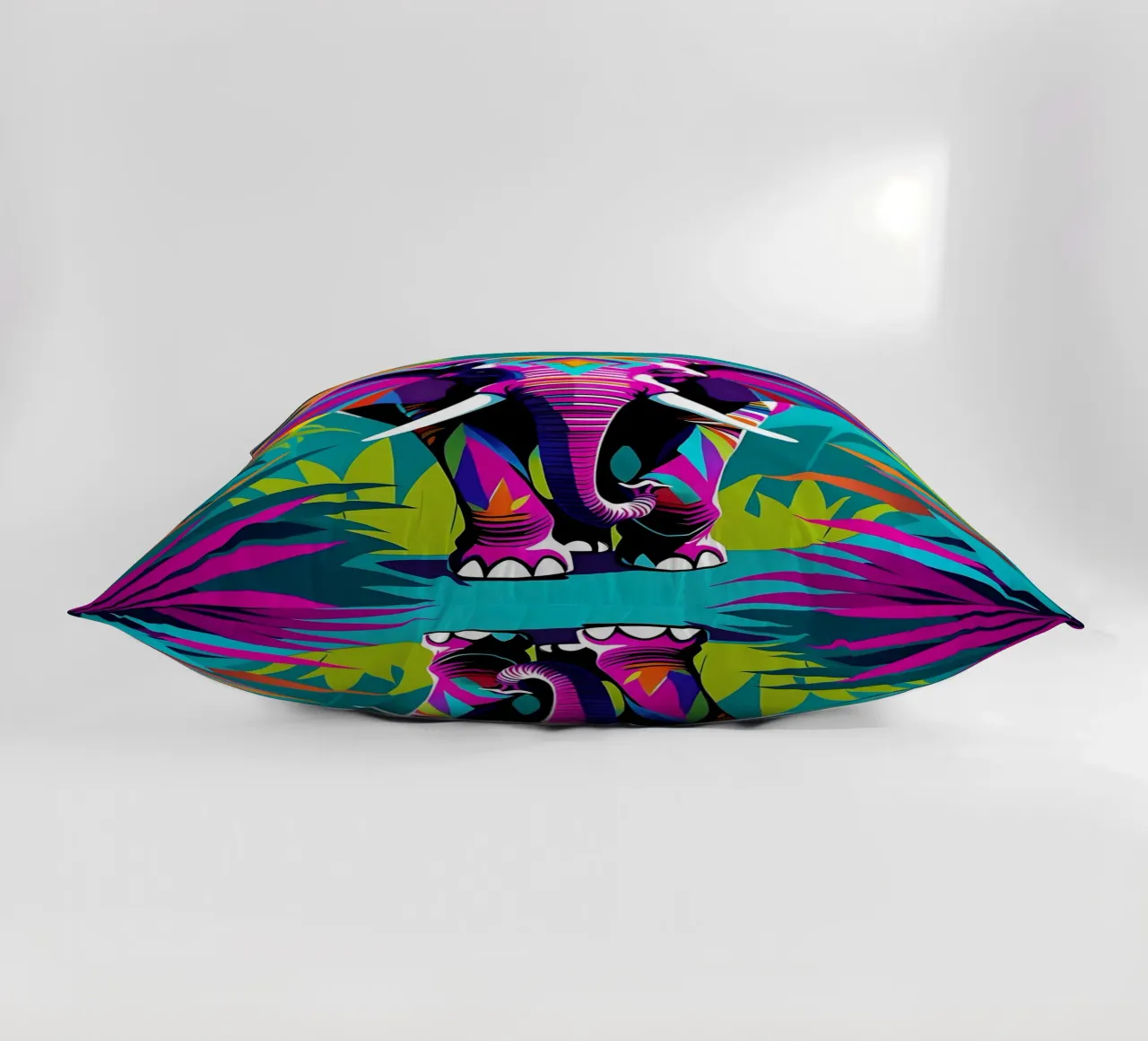 Elefante_Stile_E_1 cuscino da Tierisch bunt by LK